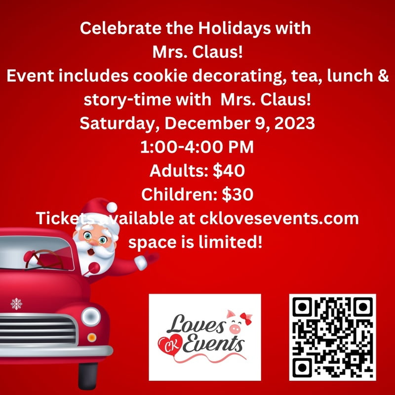 Tea with Mrs. Claus - Child ticket